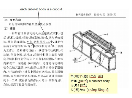 P32 12 Cuboid は何と言う 日本語とは少し意味が違う 中国語と英語で公報を読む